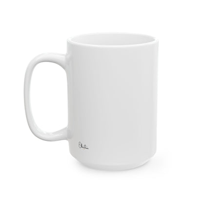 "Mom, My Shining Star" Ceramic Mug, (11oz, 15oz). Personalized with you own name, text, or photo.
