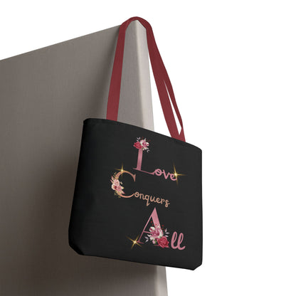 "Love Conquers All" Tote Bag