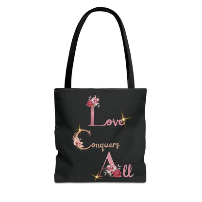 "Love Conquers All" Tote Bag
