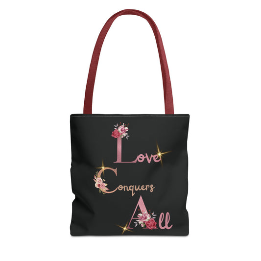 "Love Conquers All" Tote Bag