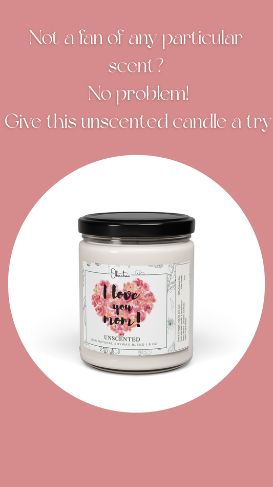 Unscented Soy Candle, 9oz