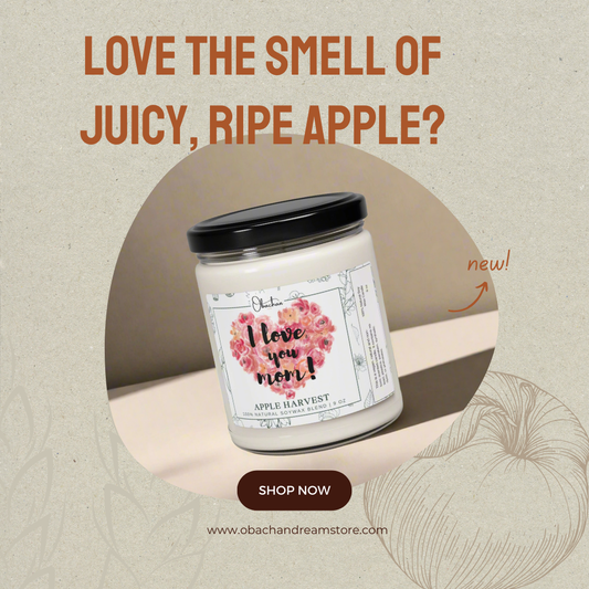 Apple Harvest Scented Soy Candle, 9oz