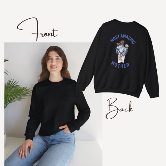 Most Amazing Mom Heavy Blend™ Crewneck Sweatshirt